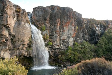 the Taranaki Falls