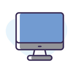 Monitor vector icon