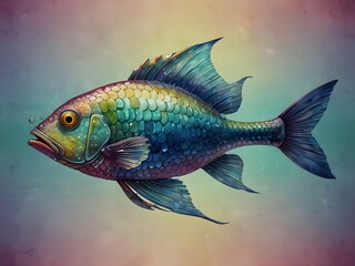 Fototapeta premium Colorful fish