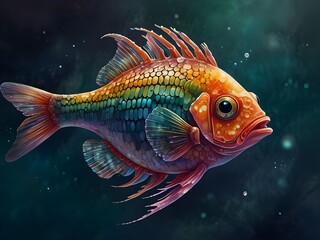 Fototapeta premium fish in aquarium