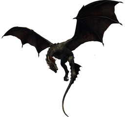 3d render dragon mythological creature
