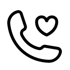lover call line icons, perfect for website and mobile apps ui projects