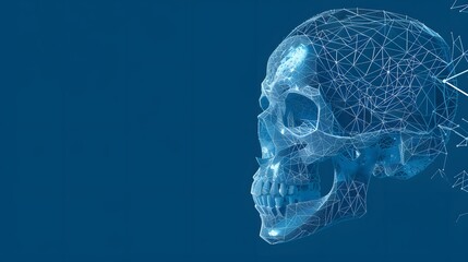 low poly skull tech 