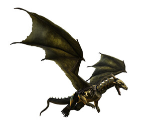 3d render dragon mythological creature