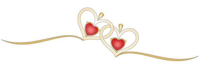 love diamond solitaire pendant vector design, eps 2