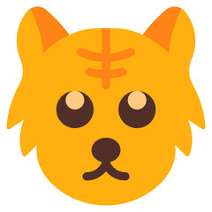 stress, cat, animal, wildlife, cat emoji Icon