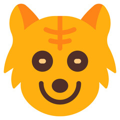 smile, cat, animal, wildlife, cat emoji Icon