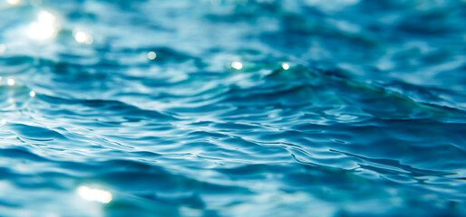 A closeup view of blue ocean waves, ocean, sea, nature background