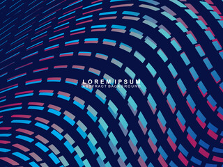 Abstract futuristic dark background with waving gradient design. Realistic 3d wallpaper with luxurious flowing lines. Technology background for posters, websites, brochures, cards, banners, apps, etc.