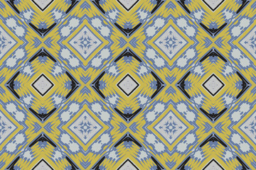 Seamless geometric ethnic asian oriental and tradition pattern design for texture and background. Silk and fabric pattern decoration for carpet, Thai clothing, wrapping and wallpaper