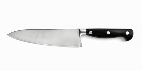 Classic Chef's Knife on White Background