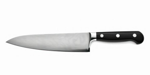 Chef's Knife on White Background