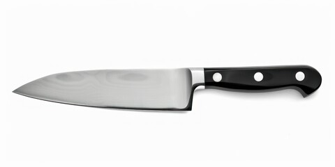 Chef's Knife on White Background