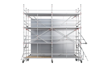 The Towering Steel Symphony on White or PNG Transparent Background.