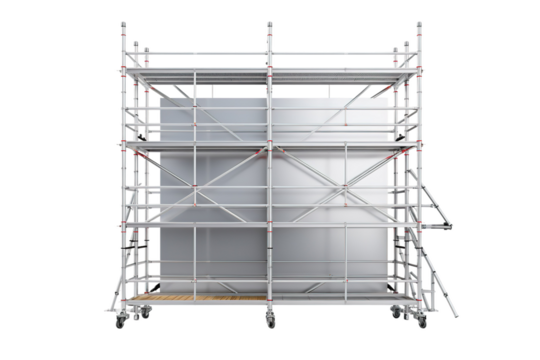 The Towering Steel Symphony on White or PNG Transparent Background.