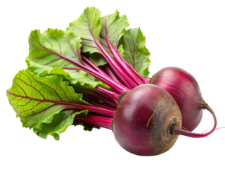 Fresh Beetroot with Leaves Isolated on White Background, beetroot, vegetable, food, healthy