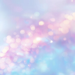 a soft, dreamy pastel background with a blend of light blue, pink, and purple hues.