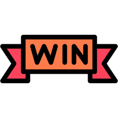 Vector Icon Win, Podium, Stars, Sport, Games