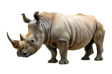 Obraz premium Rhino nose horn isolated on white background