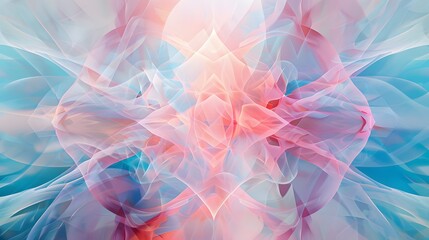 An abstract image showcasing an explosion of soft pastel colors radiating outward in a dynamic and visually soothing pattern. 