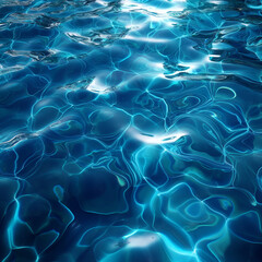 serene water with intricate light reflections,