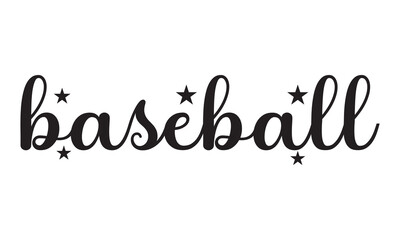 Text Tails Swoosh Baseball Sign, Typography font with ornamental vector. EPS 10/AI