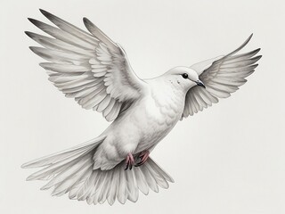 Obraz premium Dove of peace,Concept of world peace day.