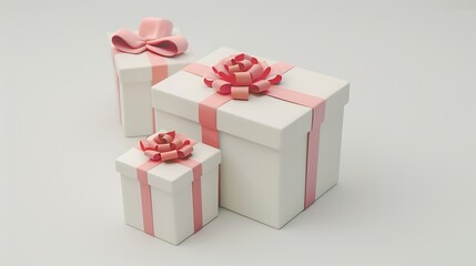 Pink Gift Box with Bow