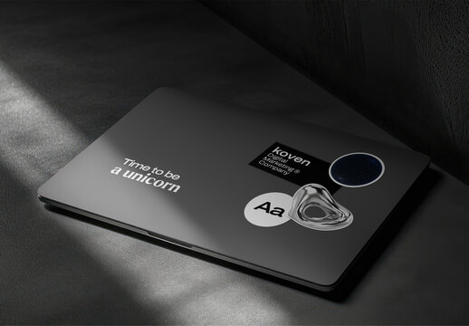 Laptop Mockup With Generative AI
