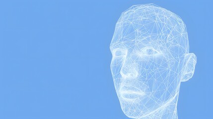 Obraz premium Artificial intelligence brain power research tech market with representing ai innovation technology.