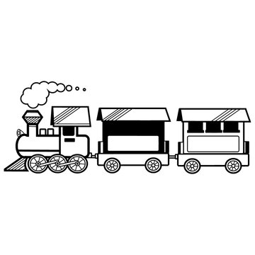 Steam Train clip art preview