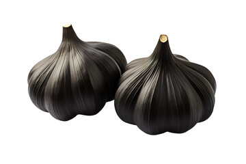 Obraz premium Shadow Dance of Ebony Bulbs on White or PNG Transparent Background.