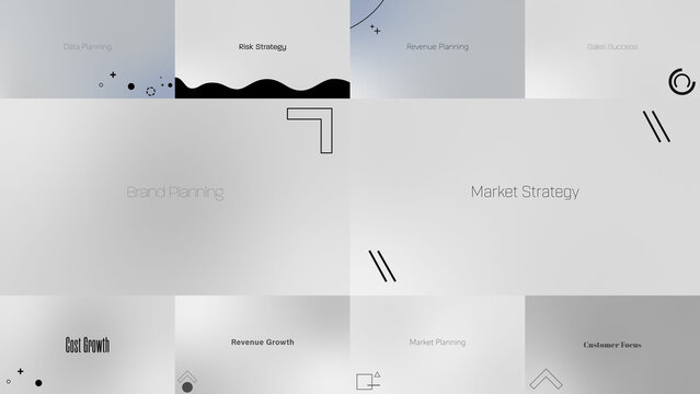 Simple Text Slides Pack | 10 Motion Titles with Control Panels