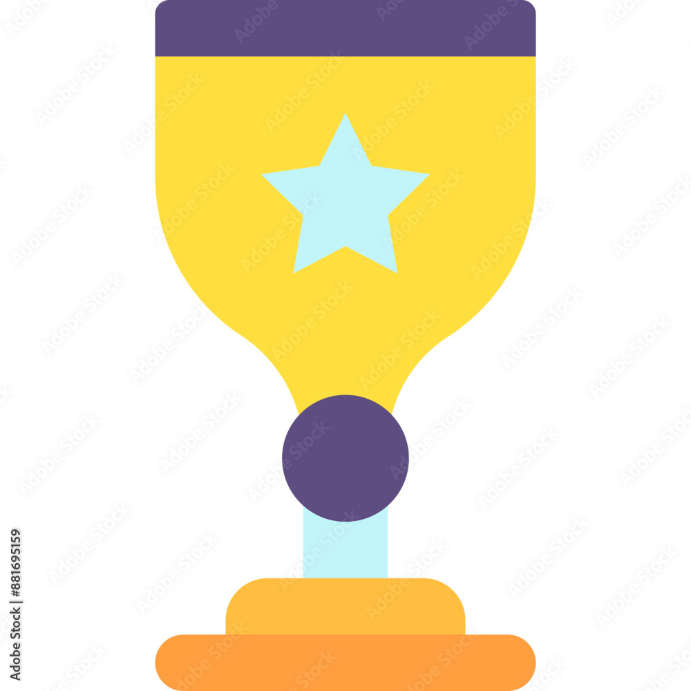 Wall mural Vector Icon Cup, Magic, Star, Esoteric, Fortune Teller