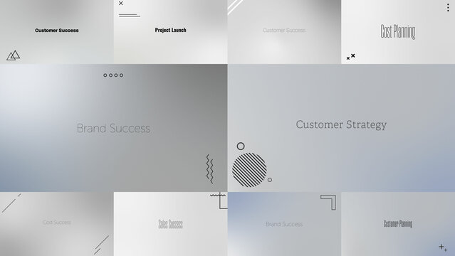 Smooth Text Slides Pack | 10 Motion Titles with Control Panels