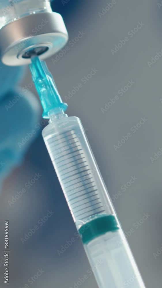 Poster the syringe and vial combo is essential in medical practices like vaccination, research, and precise
