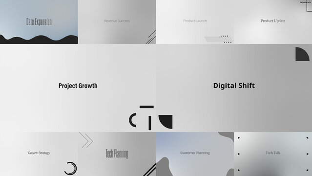 Basic Motion Titles | 10 Motion Titles with Control Panels