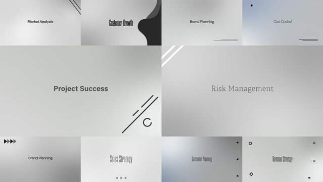 Basic Title Pack | 10 Motion Titles with Control Panels