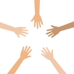 International Youth Day Circular Hand