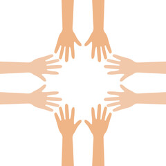 International Youth Day Circular Hand