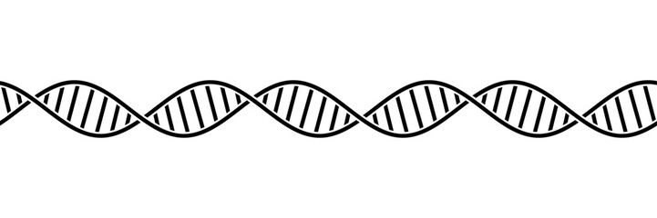 DNA molecule double helix illustration