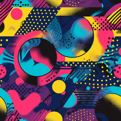 Obraz premium abstract background with circles,graphic backgrounds related to technology,