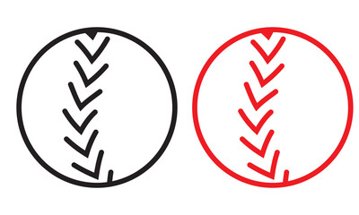 Baseball Vector Icon.  vector illustration.. EPS 10/AI