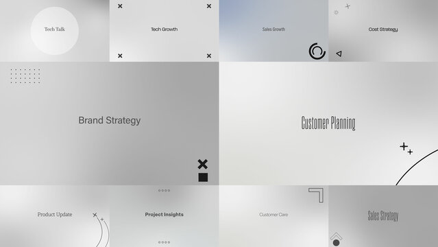 Elegant Title Pack | 10 Motion Titles with Control Panels