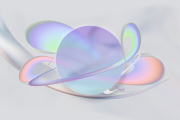 パステルカラーのグラフィックス