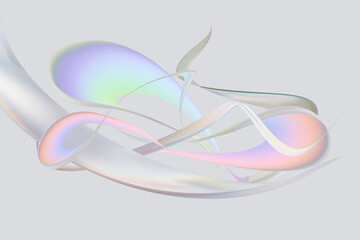 パステルカラーのグラフィックス