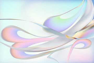 パステルカラーのグラフィックス