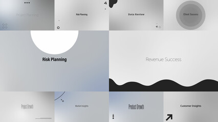 Minimalist Promo Animations | 10 Motion Titles with Control Panels