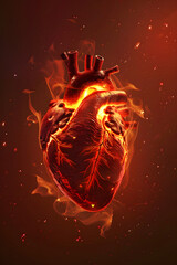 燃えている心臓