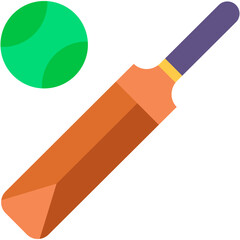 Vector Icon Cricket, Bat, Ball, Match, Cricket Match, Sport, Team Sport